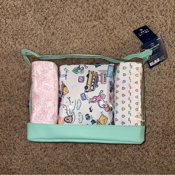 New Roller Rabbit x Target 4 Piece Pouch Set - Picture 2 of 2